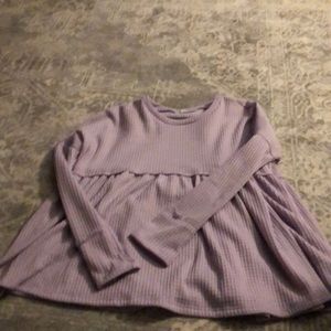 Pink lily long sleeve shirt